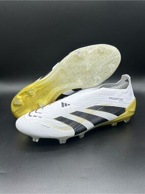 Adidas Predator Elite Laceless Firm Ground Soccer Cleats JI1079 Men's Size 11.5